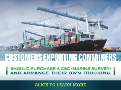 CSC Survey Container Export Survey Shipping Container Marine Survey For Export